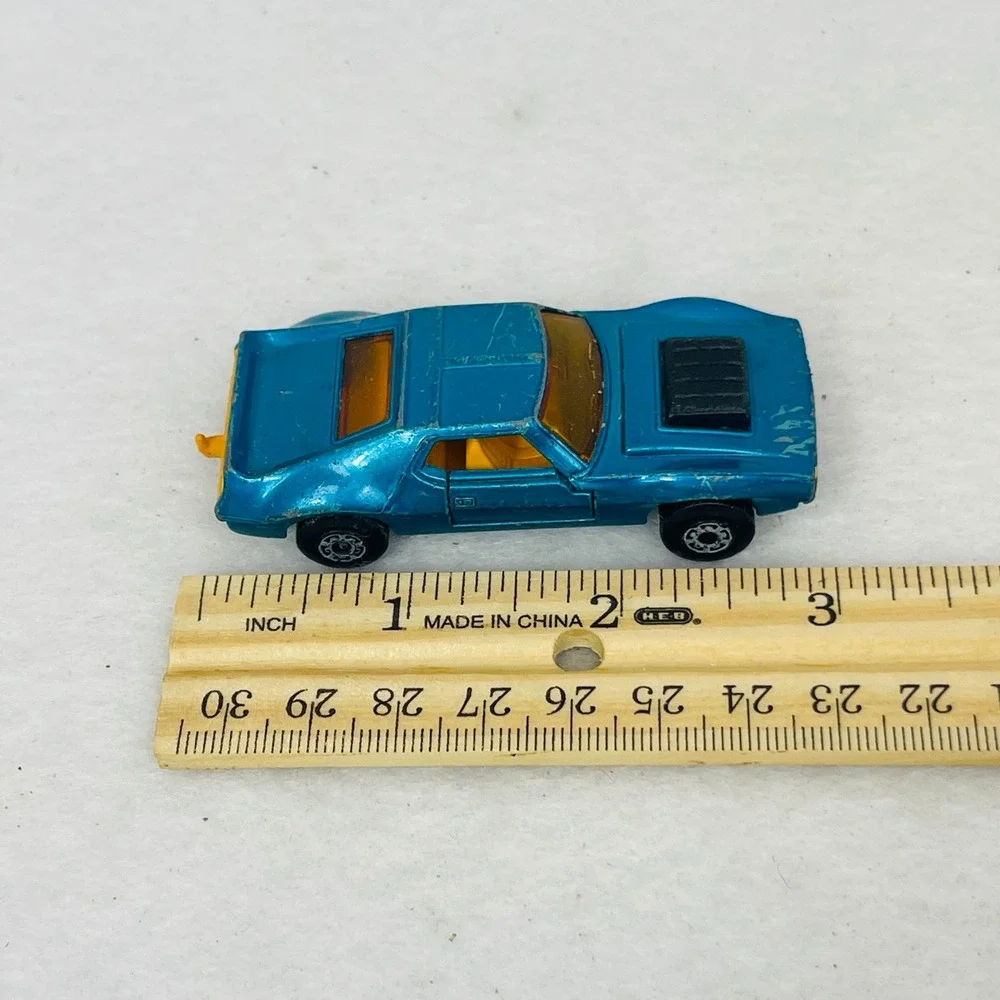 Vintage Matchbox Superfast No 9 AMX Javelin Blue 1972 Lesney Made in England